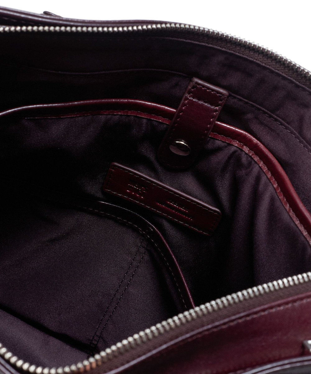 MEN'S BIGI 《別注》SEEKER ムラレザー2WAYブリーフケース ダークブラウン