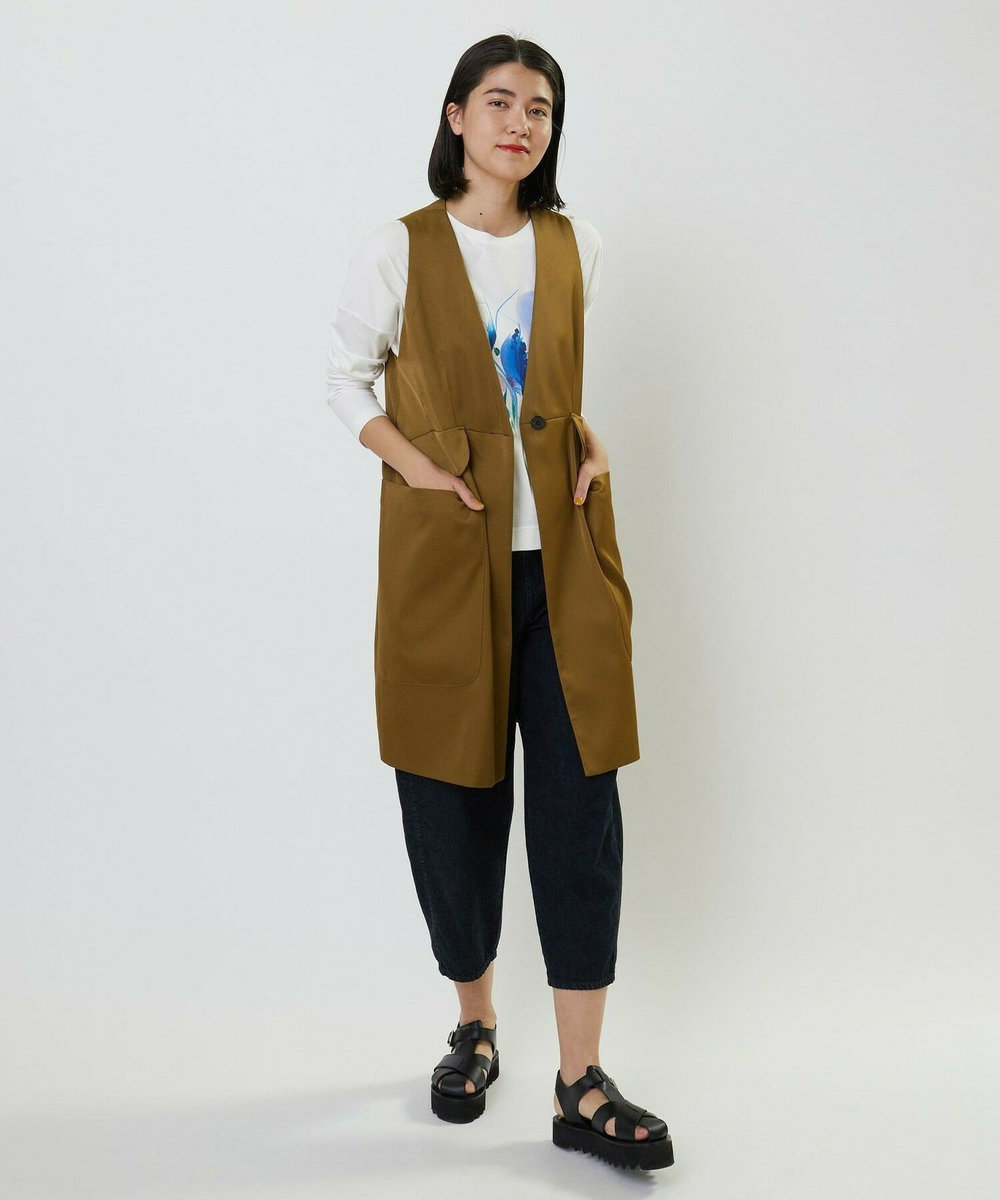 L'EQUIPE Lサイズ（大きいサイズ） 【大きいサイズ】ruteN × L'EQUIPE コラボ長袖Tシャツ ホワイト