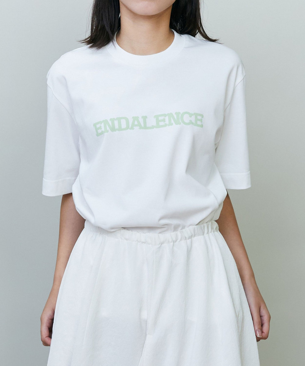 endalence endalence×MHAKコラボロゴTシャツB ライム