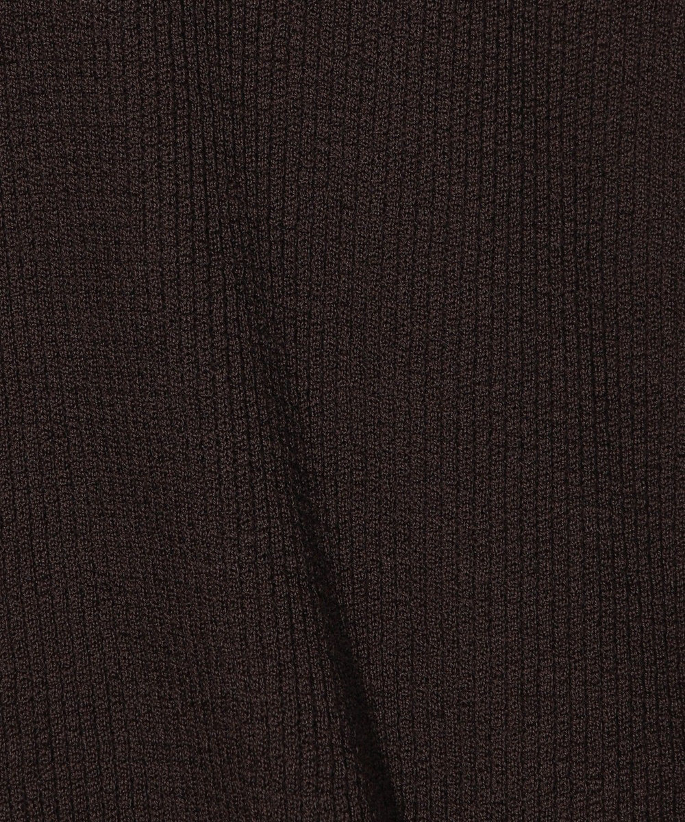 MEN'S BIGI メリノウール ワッフル編みニット ブラウン