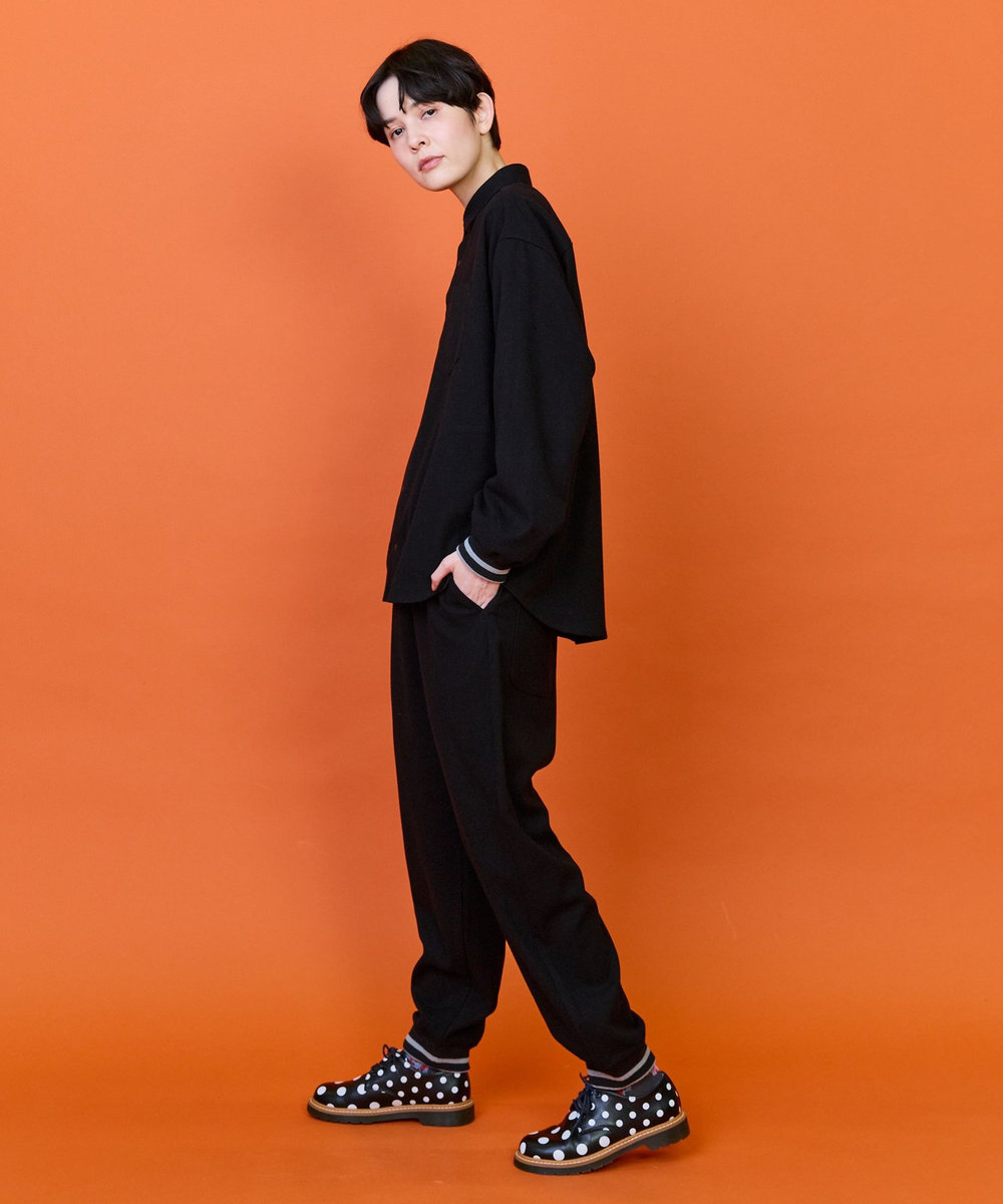 FRAPBOIS パウダーセットパンツ ブラック