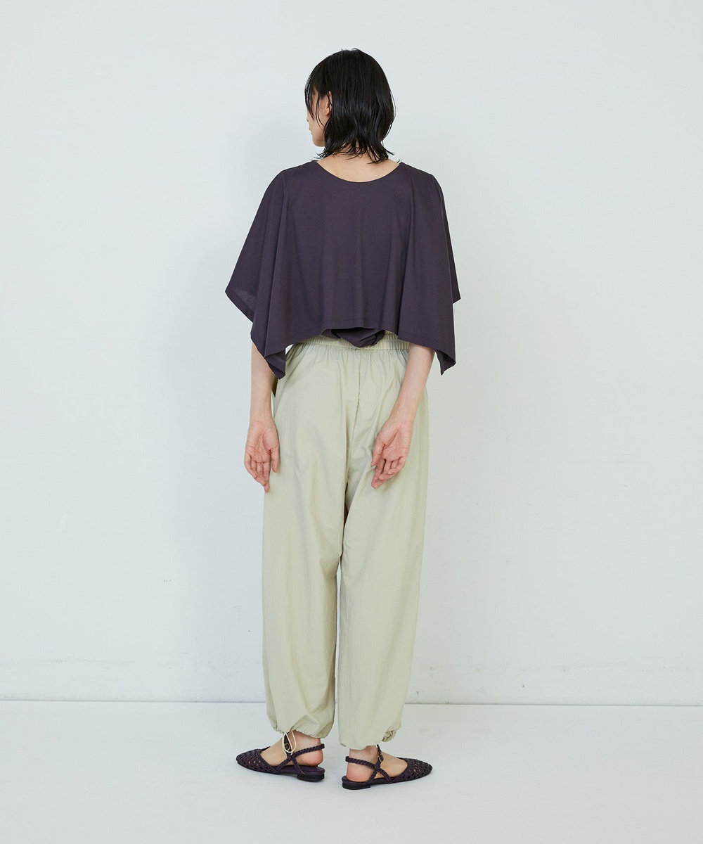 ADIEU TRISTESSE ナイロンイージーパンツ ベージュ