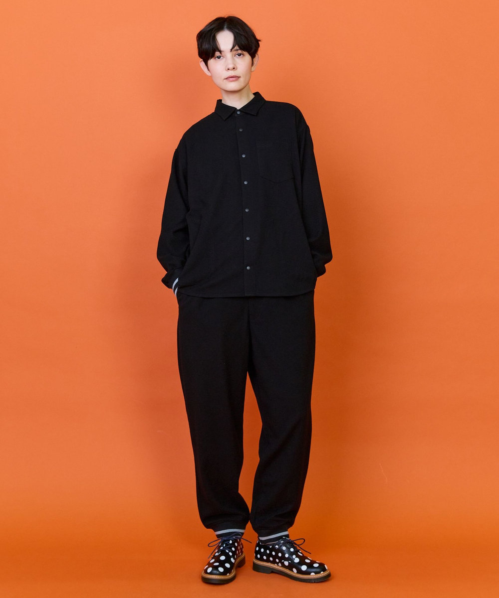 FRAPBOIS パウダーセットパンツ ブラック