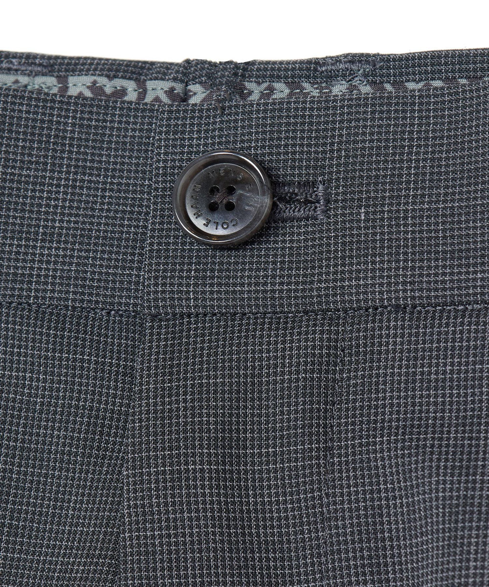 MEN'S BIGI 【COLE HAAN/コール ハーン】別注 サマーサイロフィルウールピンチェックパンツ＜通気性＞ グレー