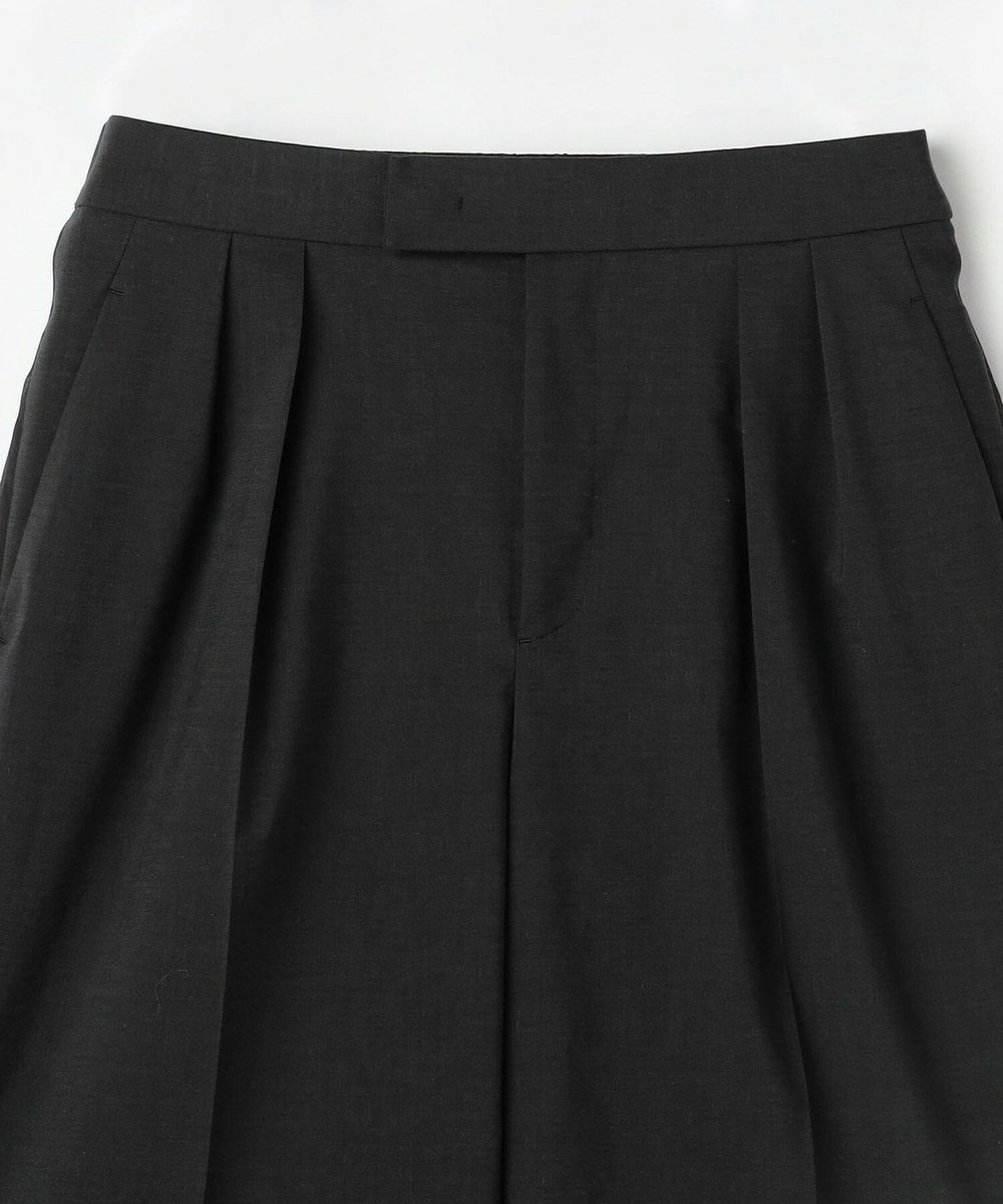 MOGA スタイリスト戸野塚かおるコラボ ドライリネンストレッチショートパンツ スミクロ