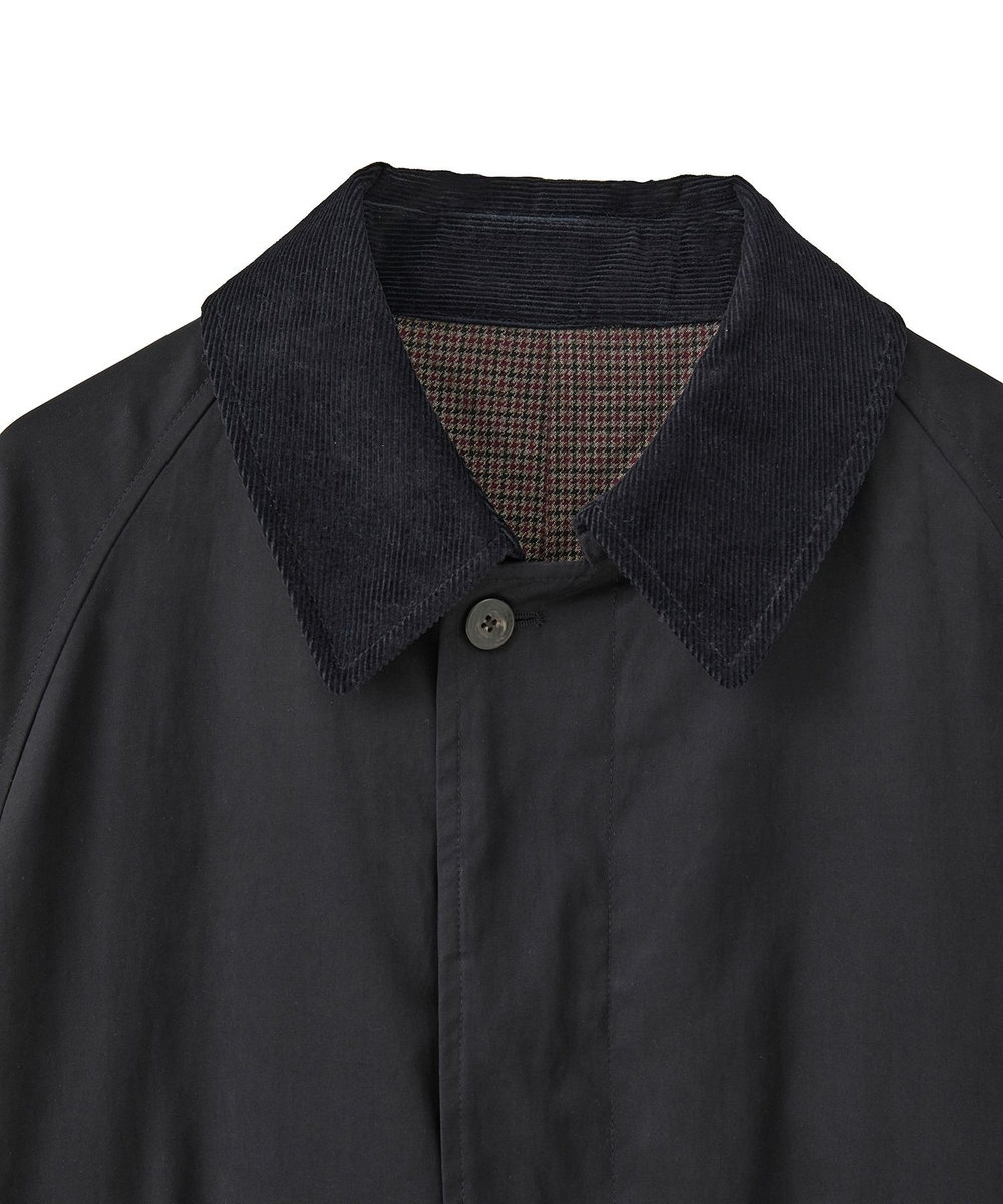 MEN'S BIGI ラグランスリーブコート ブラック