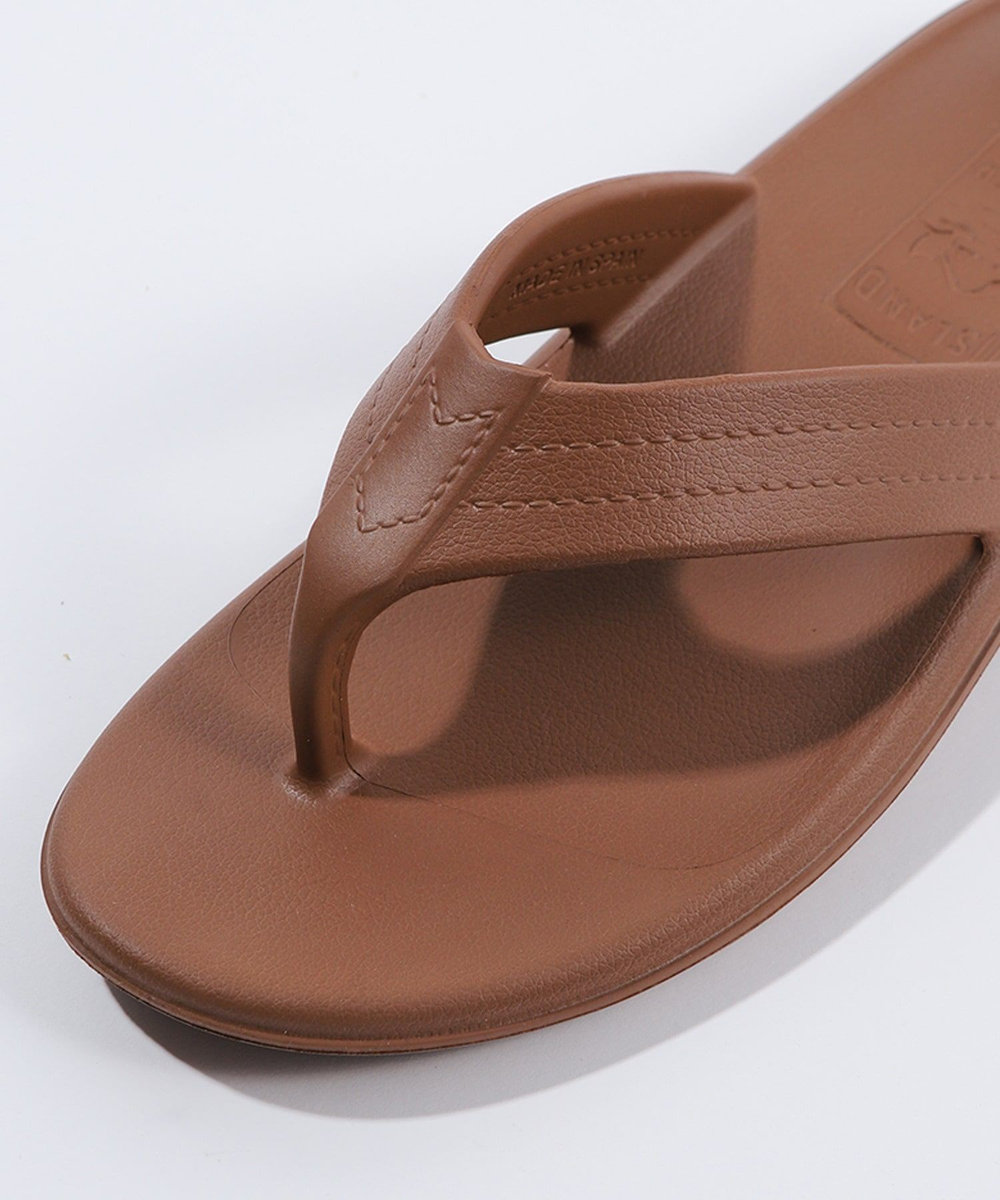 MEN'S BIGI 【ISLAND SLIPPER/アイランドスリッパ】EVA ビーチサンダル ブラウン