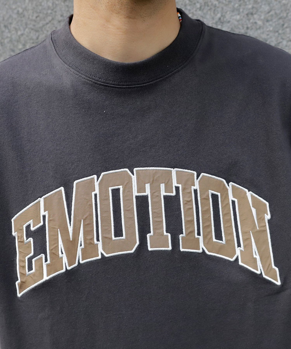 UNION STATION ヘビーウェイトカレッジTシャツ チャコールグレー
