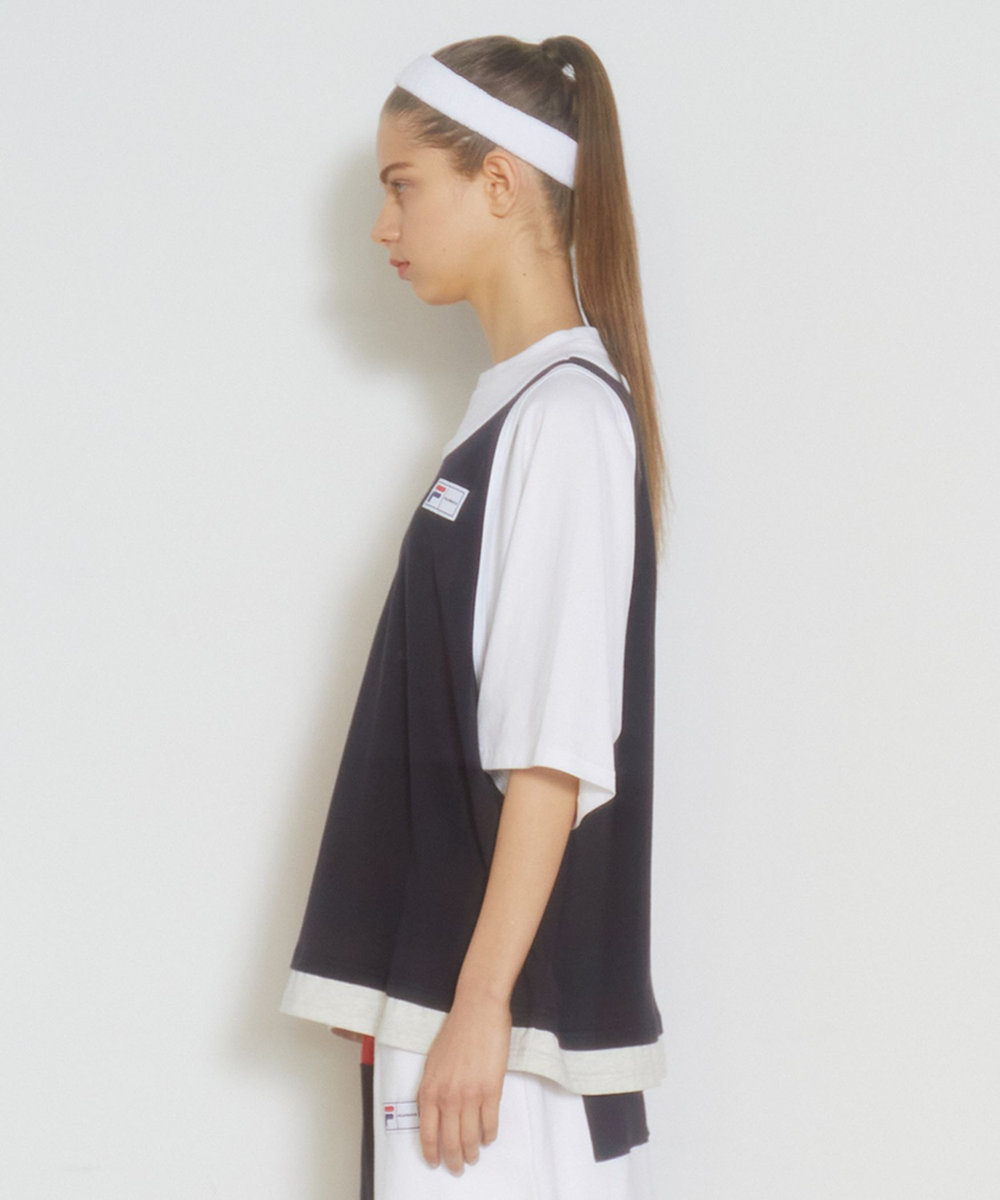 FRAPBOIS FILA×FRAPBOISカットソーセットアップ トリコロール