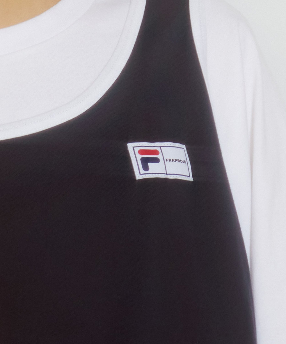 FRAPBOIS FILA×FRAPBOISカットソーセットアップ トリコロール
