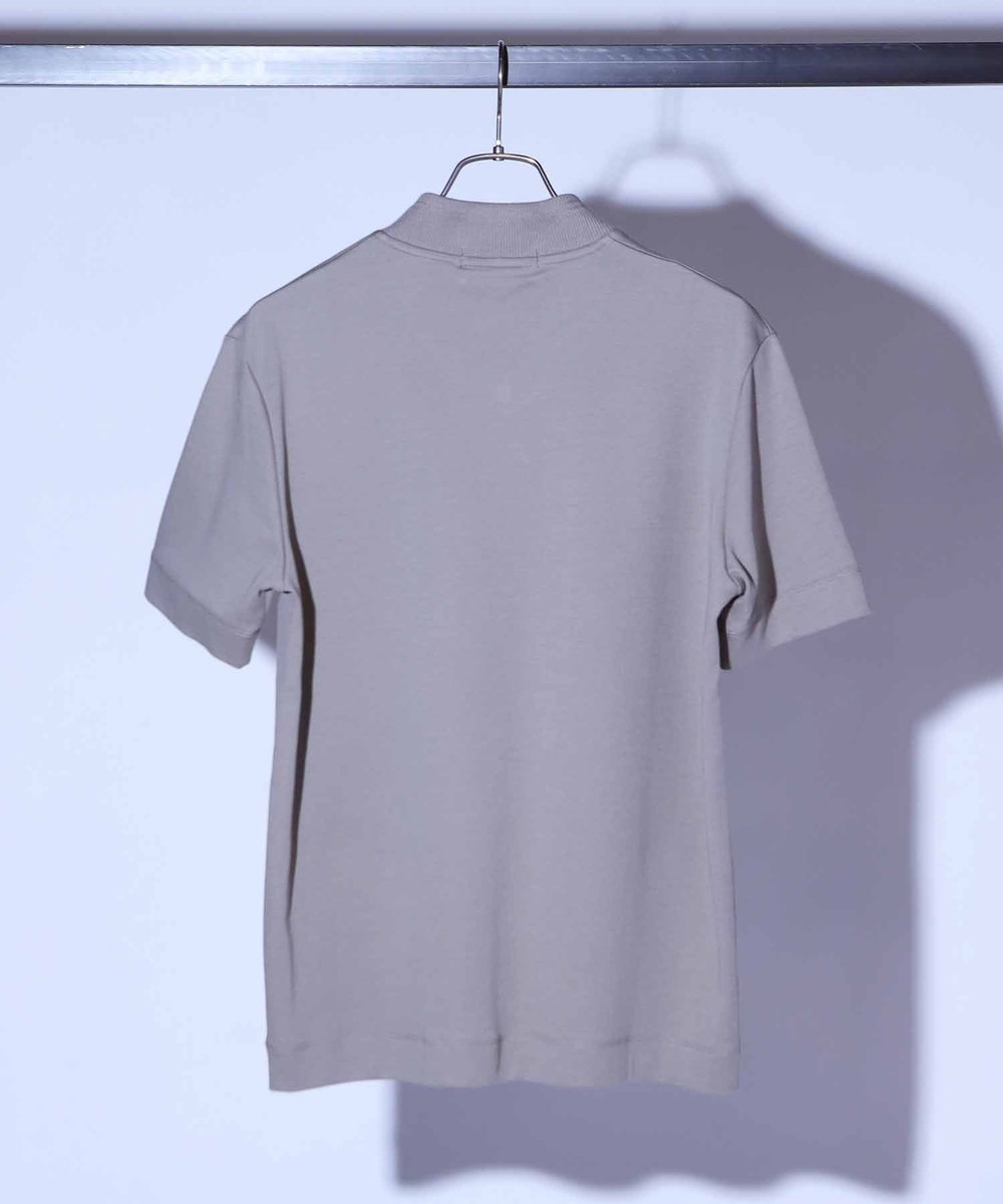 UNION STATION シルケットスムースVネックテーラーTシャツ グレー系その他
