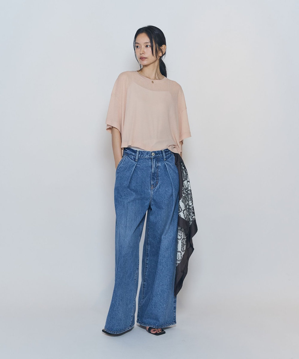 1er Arrondissement ＜upper hights / アッパーハイツ＞"SHORELINE WIDE TEE"カットソー ピンク