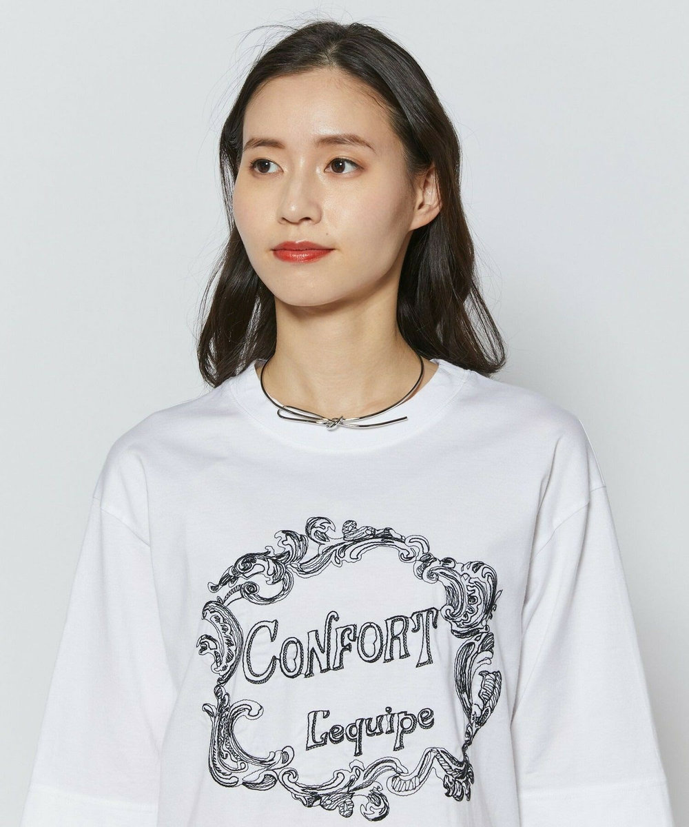 L'EQUIPE ［eclat 2026年5月号掲載商品］リボンネックレス シルバー