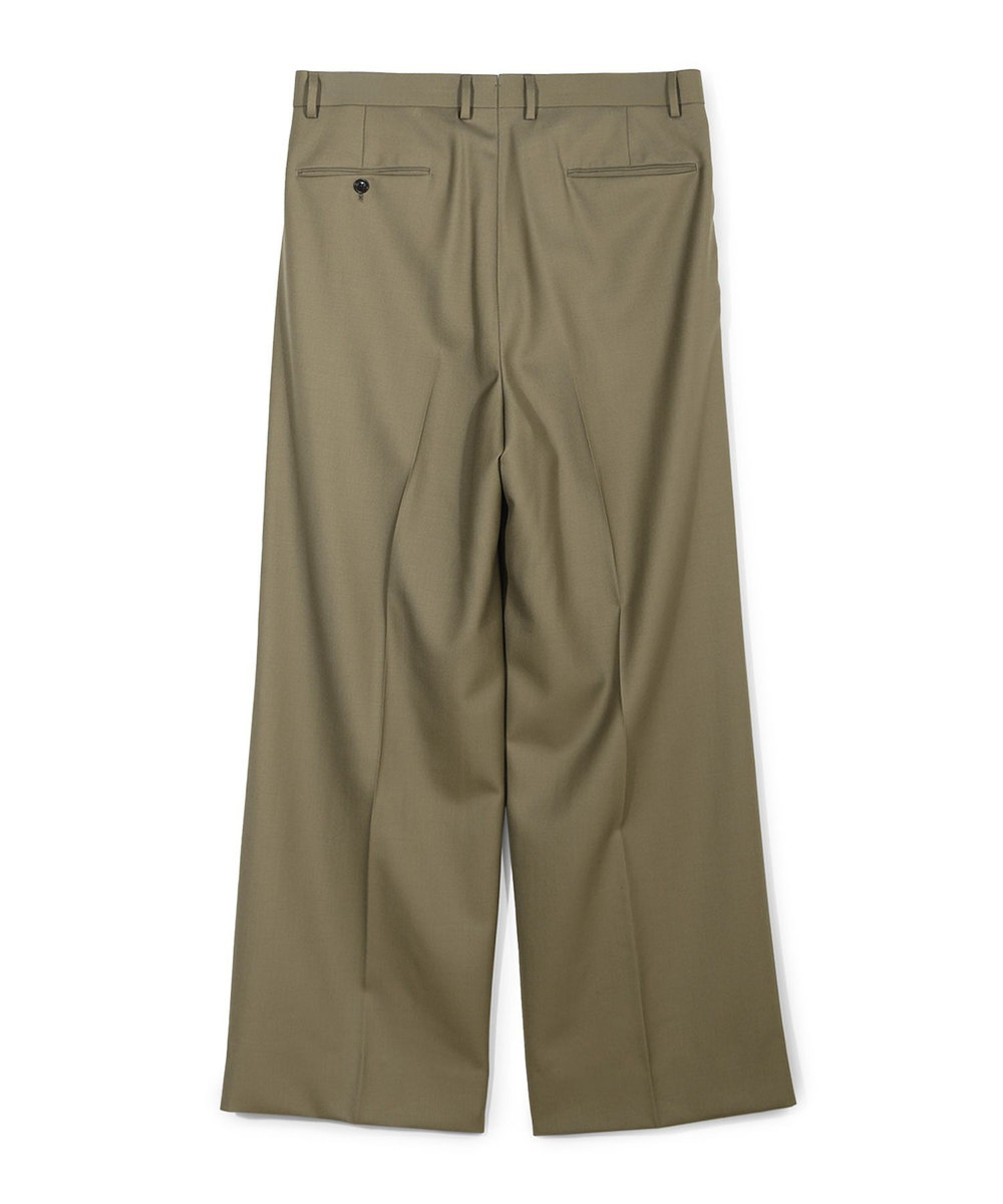 MEN'S BIGI 【50th Anniv . 菊池武夫】TECHWOOL TWILL PANTS ベージュ
