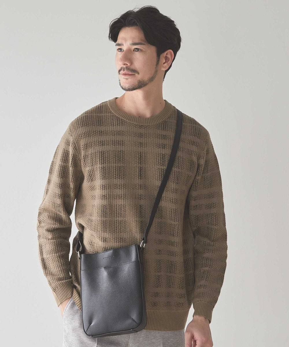 UNION STATION <UNION STATION by MEN'S BIGI>ボンディングミニショルダー ブラック系その他