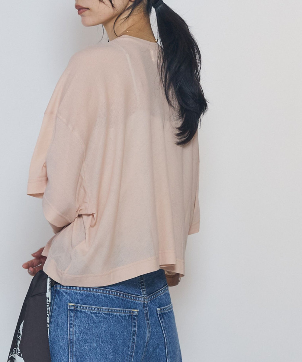 1er Arrondissement ＜upper hights / アッパーハイツ＞"SHORELINE WIDE TEE"カットソー ピンク