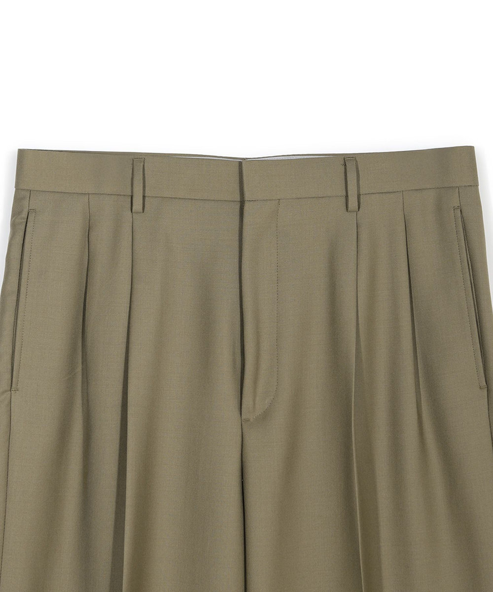 MEN'S BIGI 【50th Anniv . 菊池武夫】TECHWOOL TWILL PANTS ベージュ