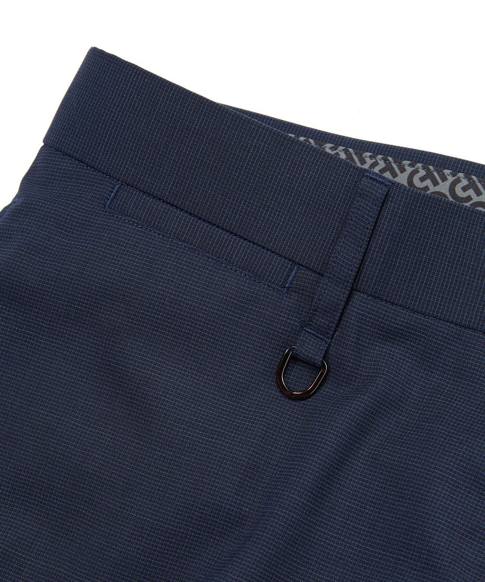 MEN'S BIGI 【COLE HAAN/コール ハーン】別注 サマーサイロフィルウールピンチェックパンツ＜通気性＞ ネイビー