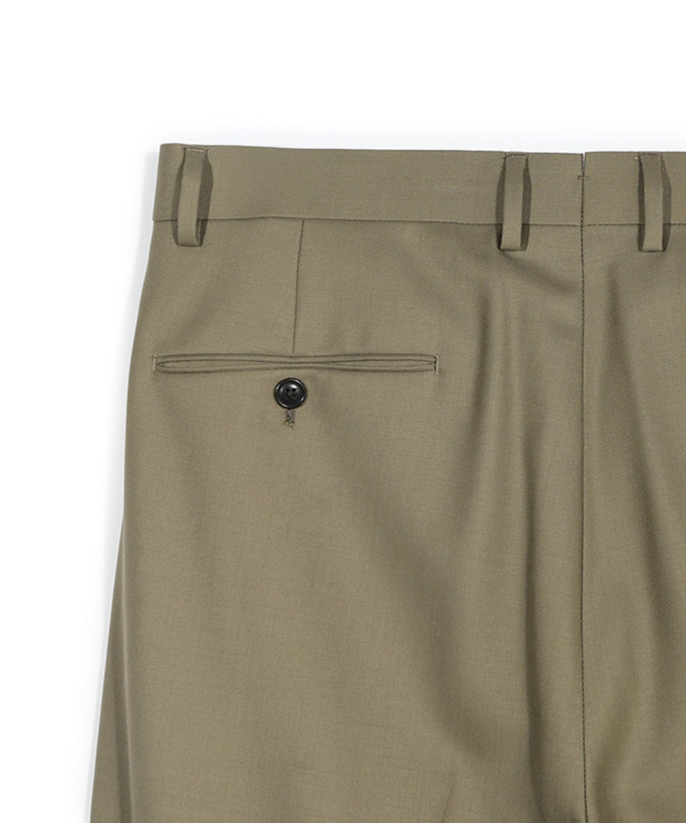 MEN'S BIGI 【50th Anniv . 菊池武夫】TECHWOOL TWILL PANTS ベージュ