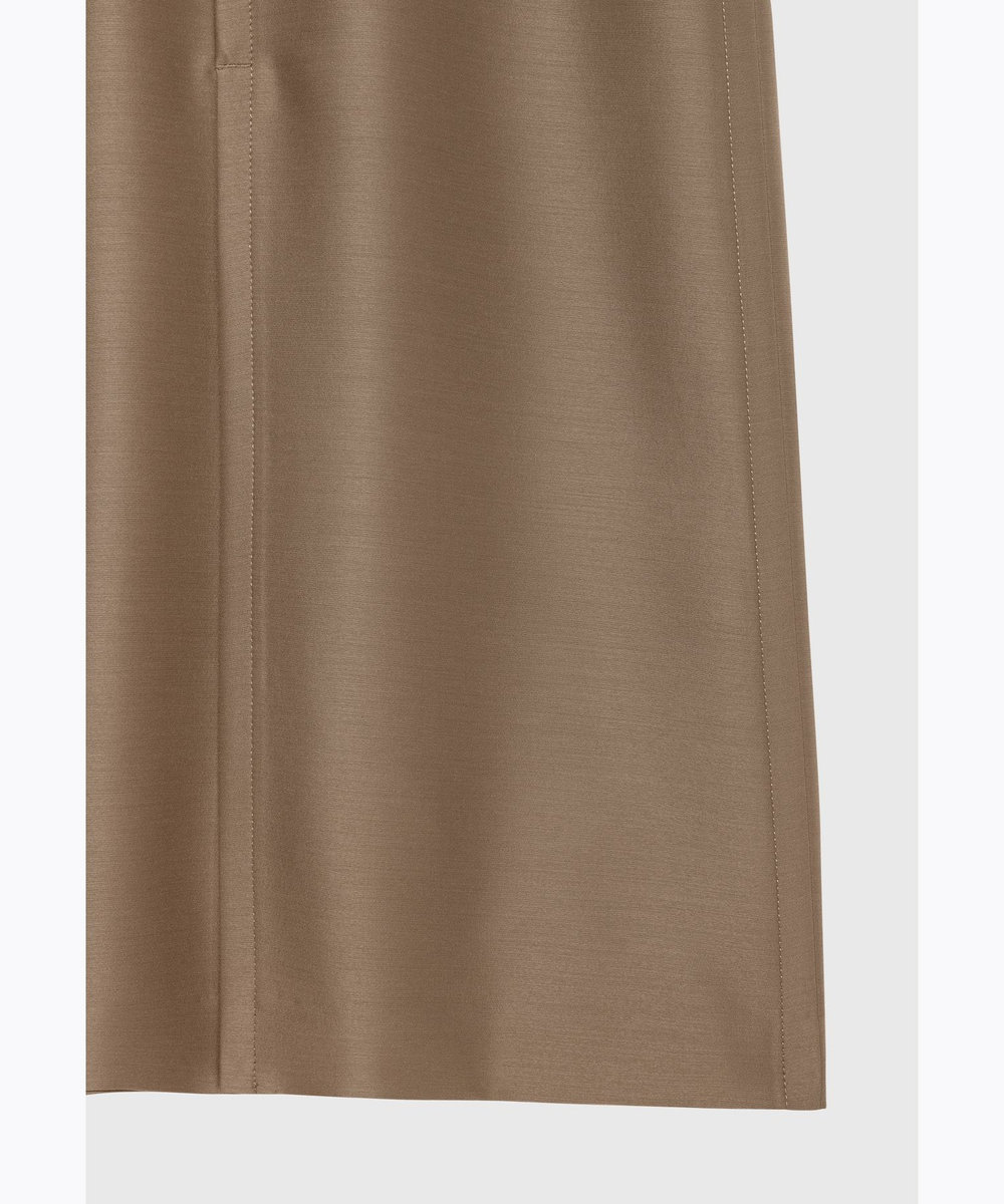DÉPAREILLÉ WOOL SILK JUMPER SKIRT / ウールシルクジャンパースカート キャメル