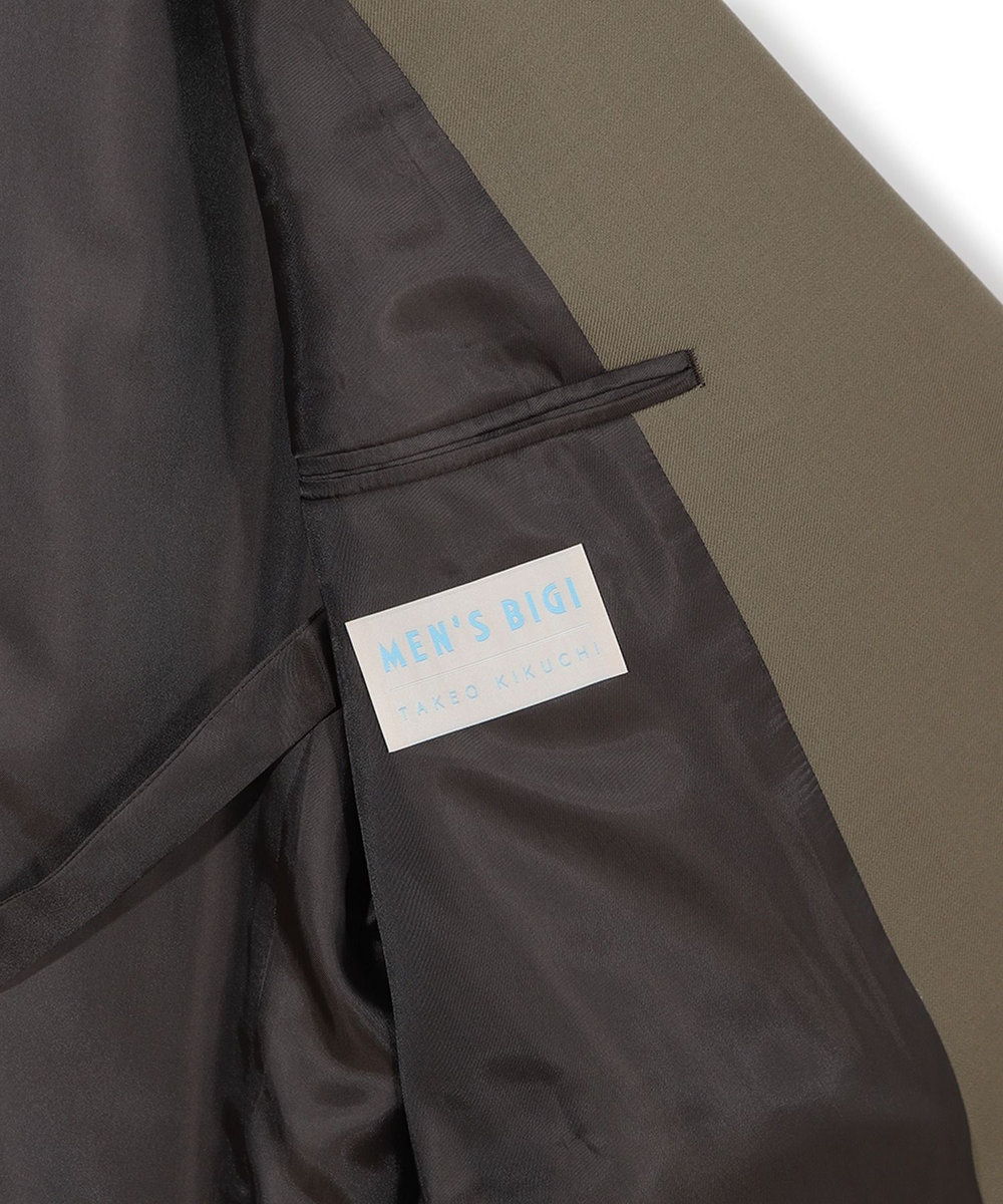 MEN'S BIGI 【50th Anniv . 菊池武夫】TECHWOOL TWILL TAILORED JACKET ベージュ