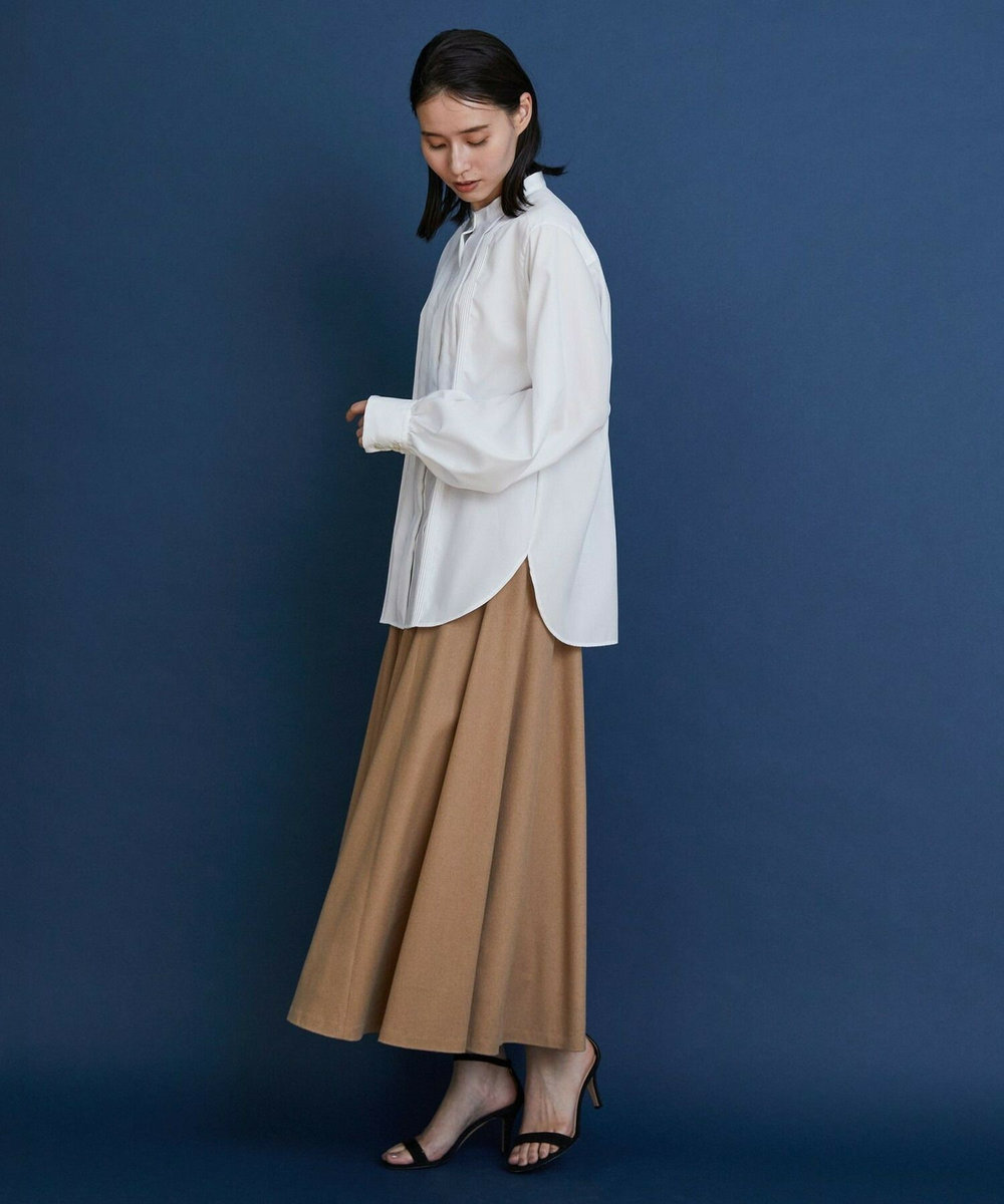 L'EQUIPE COUTURIER スーピマコットンブラウス ホワイト