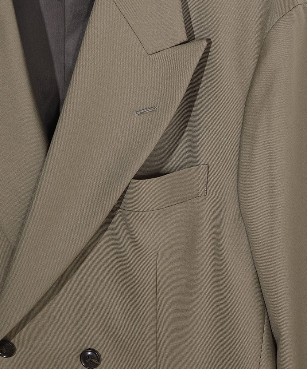 MEN'S BIGI 【50th Anniv . 菊池武夫】TECHWOOL TWILL TAILORED JACKET ベージュ