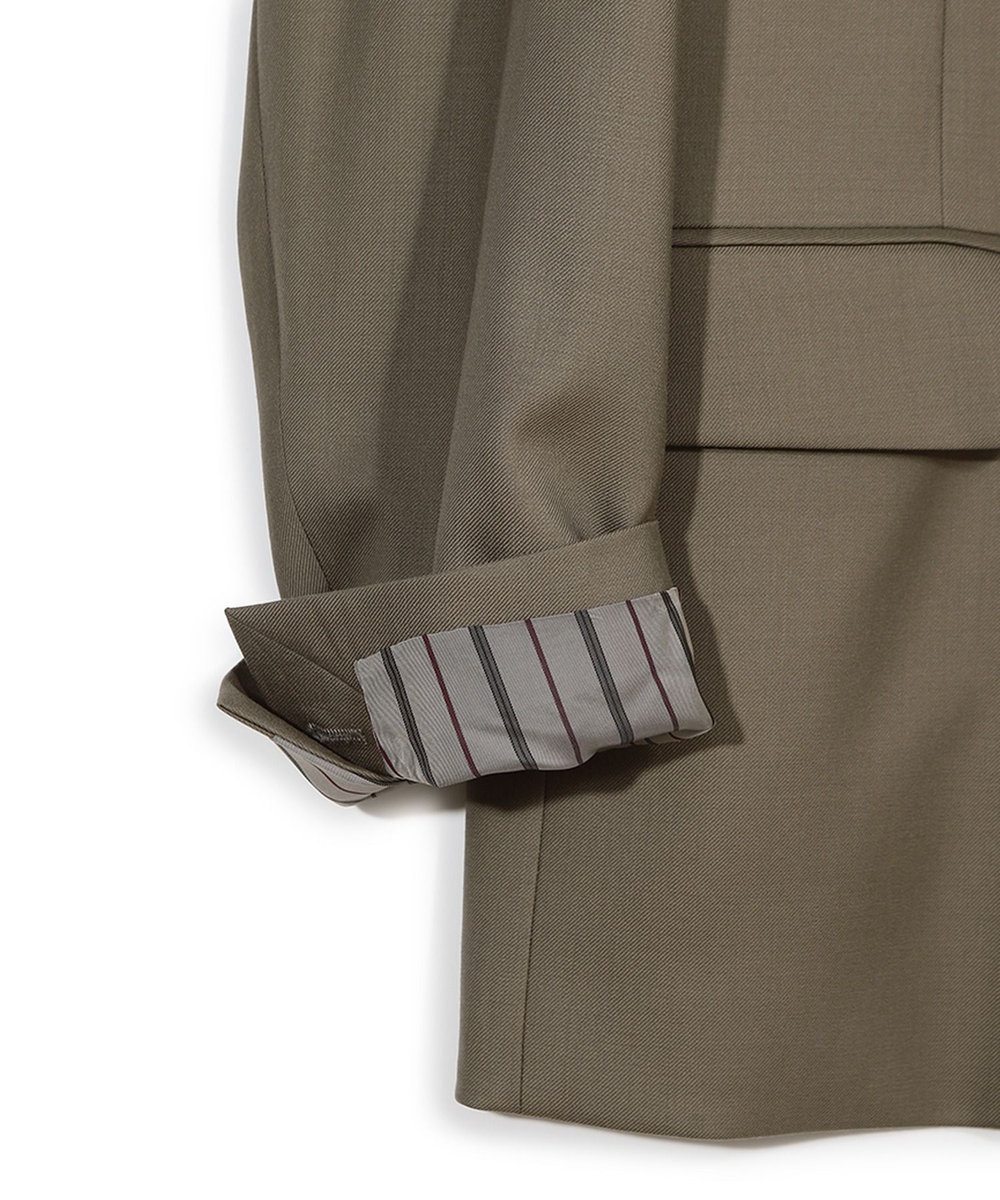 MEN'S BIGI 【50th Anniv . 菊池武夫】TECHWOOL TWILL TAILORED JACKET ベージュ