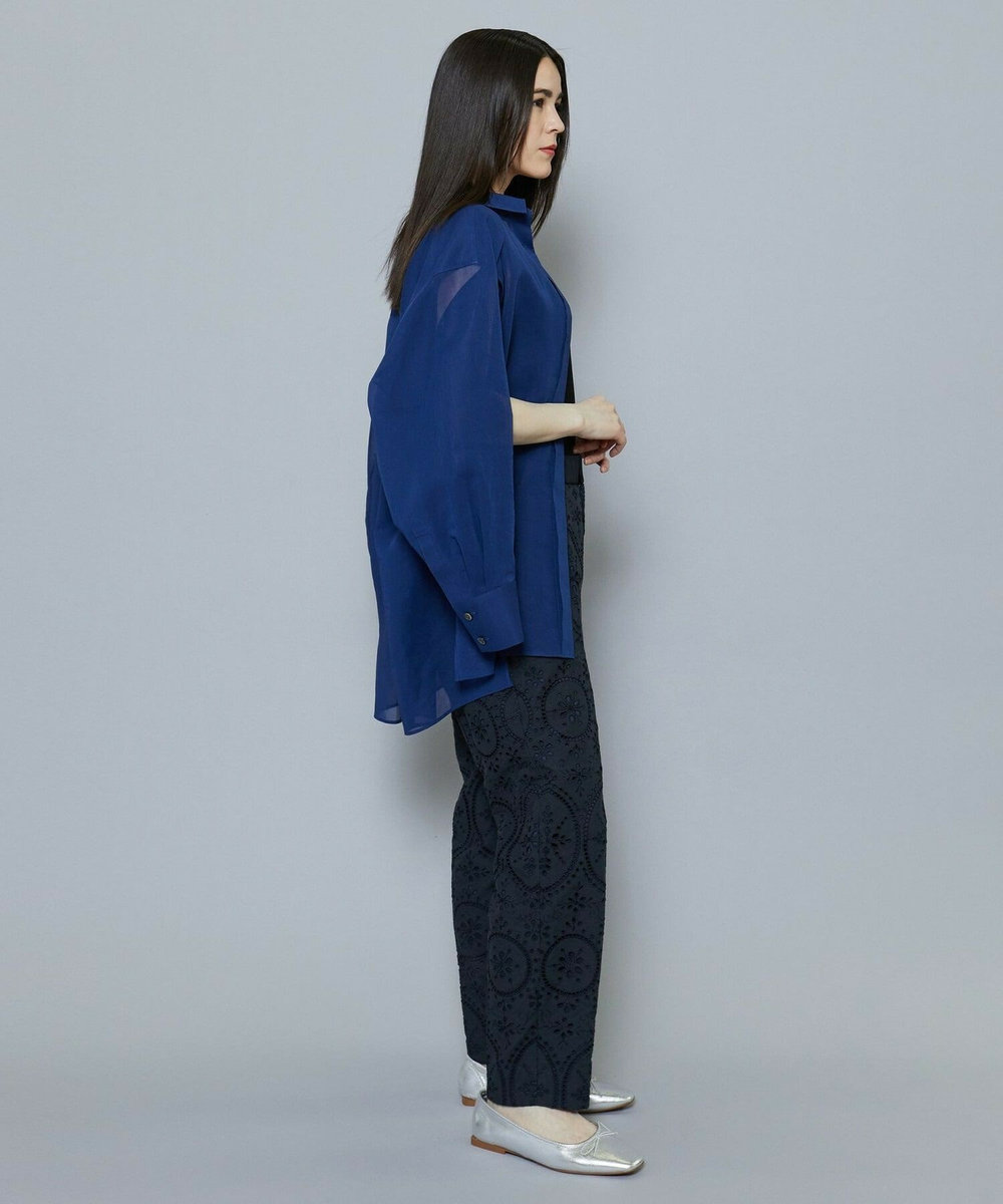 MOGA Collection ソルベガスボイル2wayブラウス ブルー