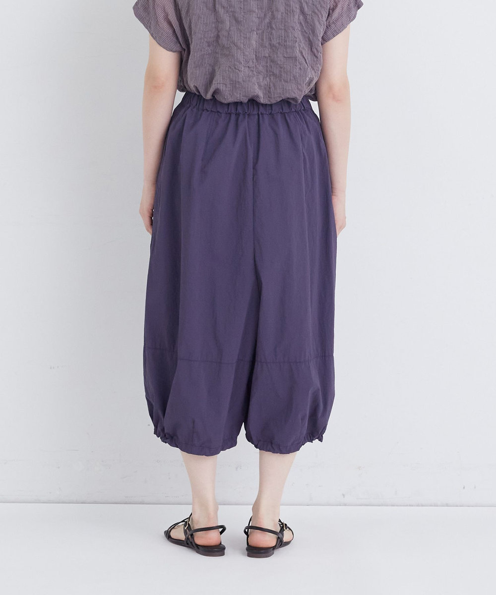 congés payés ADIEU TRISTESSE 【FAVE】ナイロンワイドサルエルパンツ ネイビー