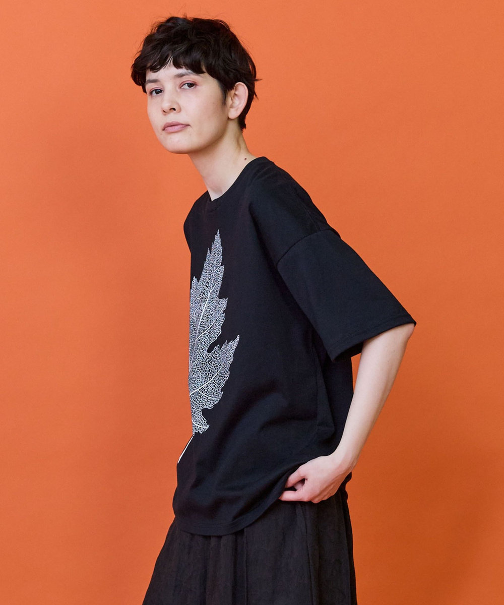FRAPBOIS メープルTシャツ ブラック