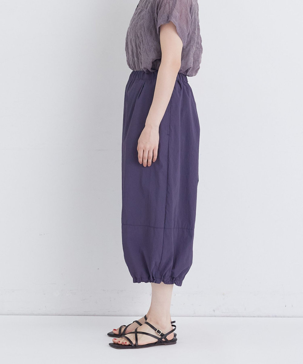 congés payés ADIEU TRISTESSE 【FAVE】ナイロンワイドサルエルパンツ ネイビー