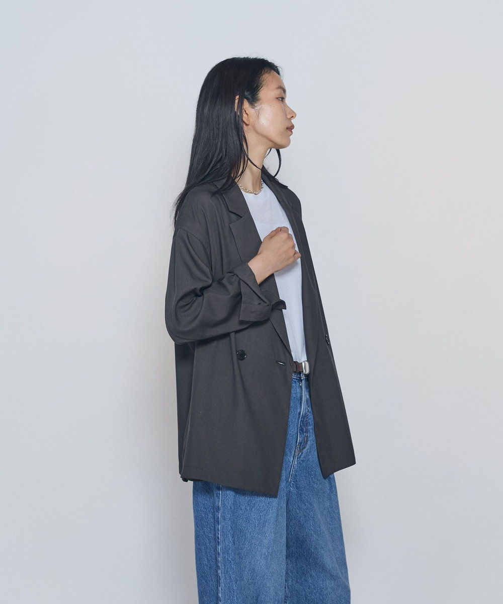 1er Arrondissement テンセルライトジャケット ブラウン
