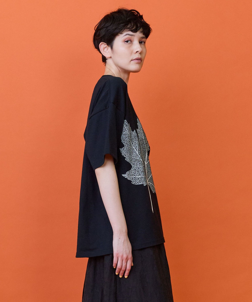 FRAPBOIS メープルTシャツ ブラック