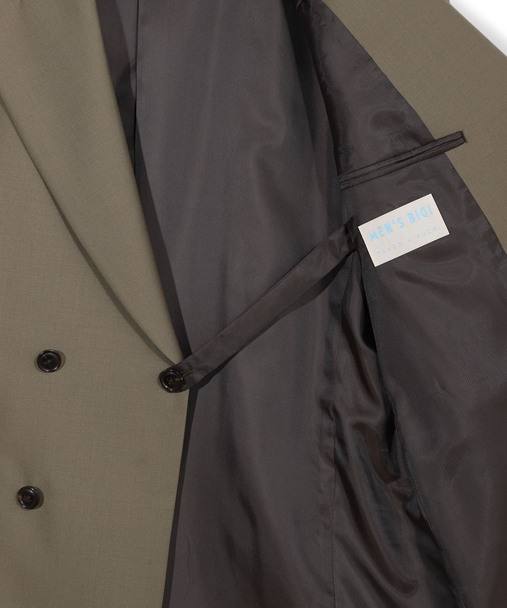 MEN'S BIGI 【50th Anniv . 菊池武夫】TECHWOOL TWILL TAILORED JACKET ベージュ