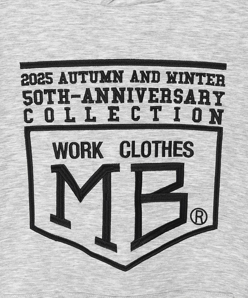 MEN'S BIGI 【50th Anniv . 菊池武夫】LOGO HOODIE グレー