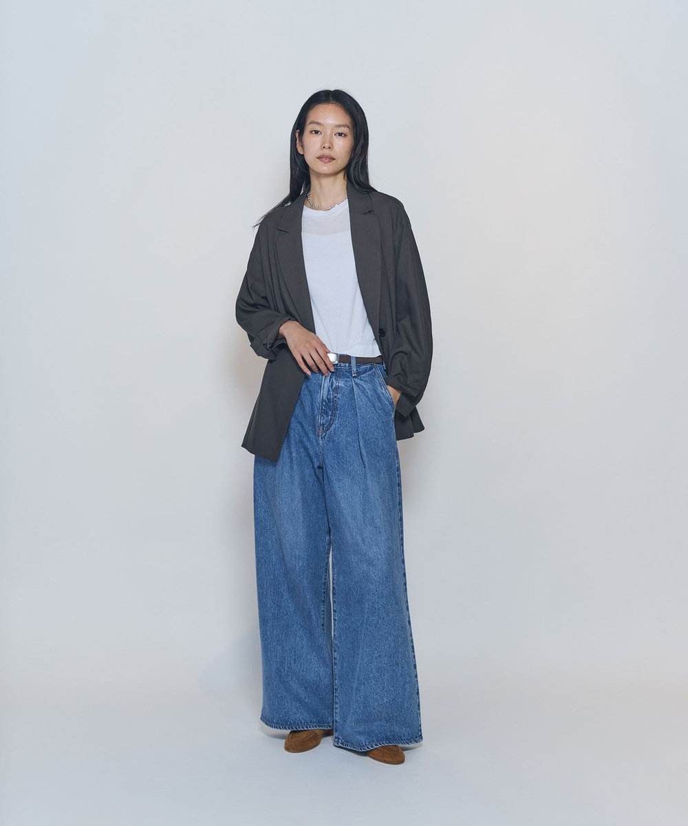 1er Arrondissement テンセルライトジャケット ブラウン