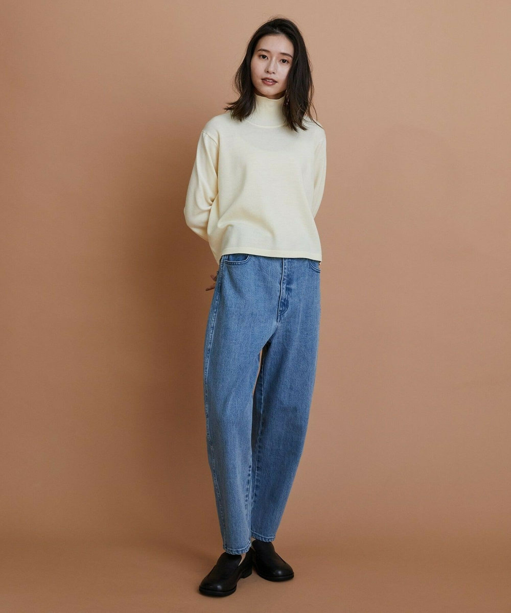 L'EQUIPE GREEN リサイクルコットンデニムパンツ ライトブルー