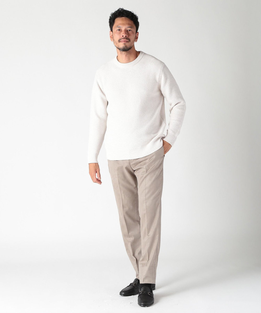 MEN'S BIGI コマスエードストレッチパンツ（セットアップ対応） グレー