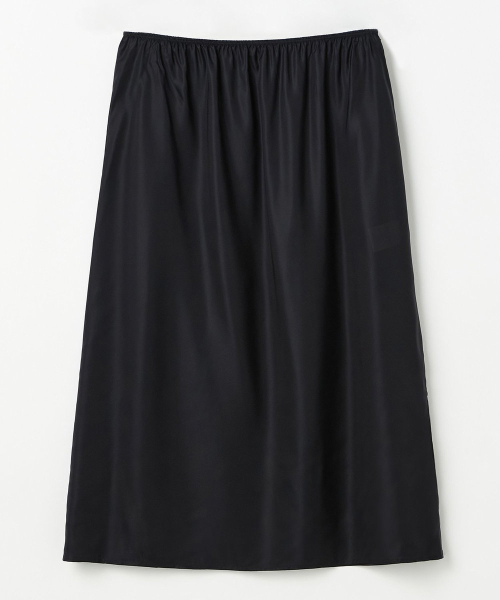 DÉPAREILLÉ FAUX LEATHER PLEATS SKIRT / フォーレザープリーツスカート ブラック