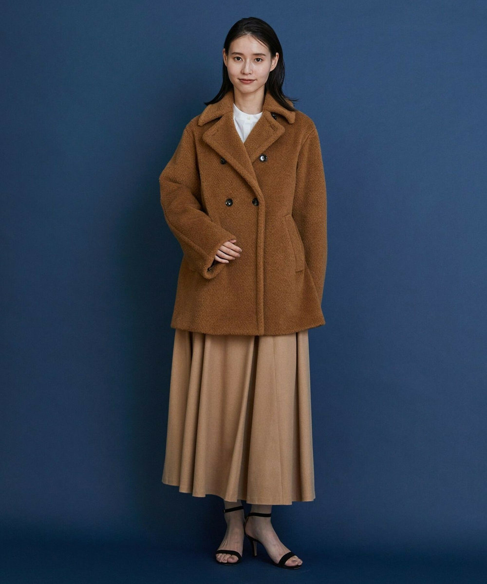 L'EQUIPE COUTURIER Super170'sウール＆カシミヤコート キャメル