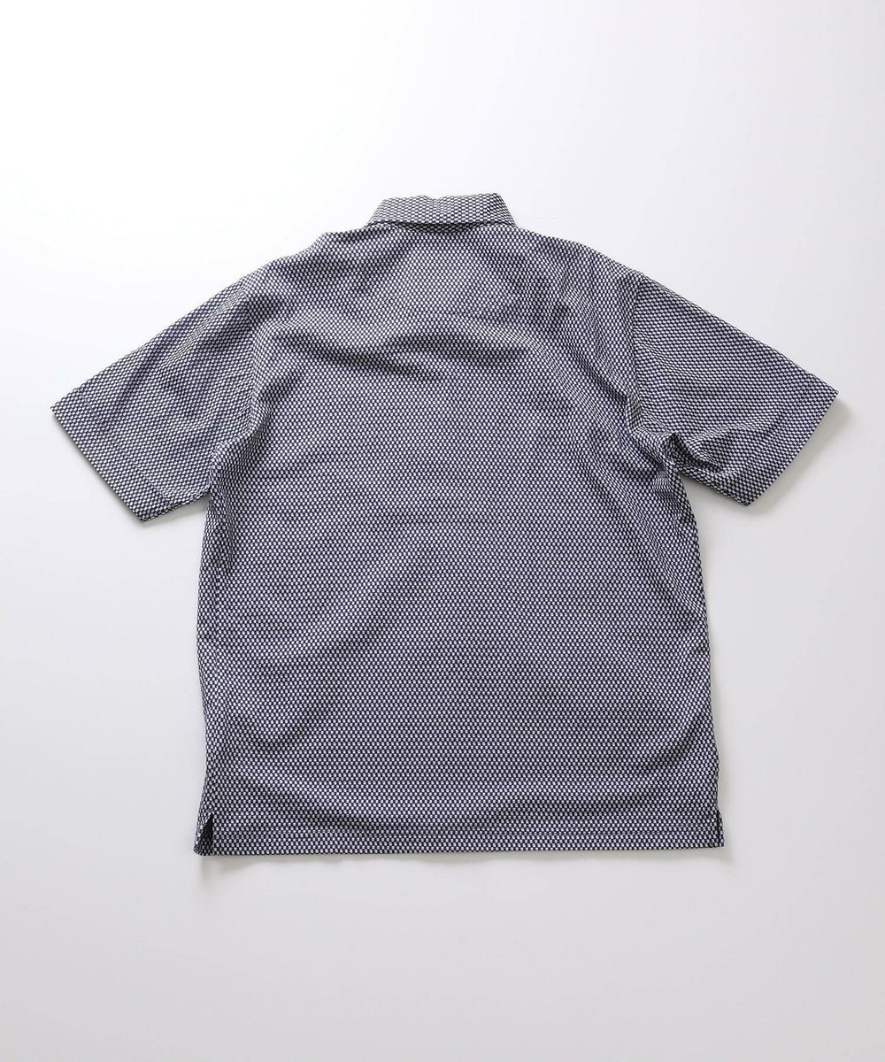 MEN'S BIGI 【ACTIVE TAILOR】COOL MAXサッカー織りワンピースカラーポロシャツ ブルー