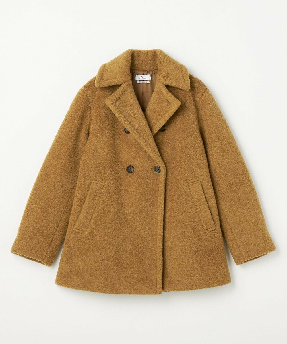 L'EQUIPE COUTURIER Super170'sウール＆カシミヤコート キャメル