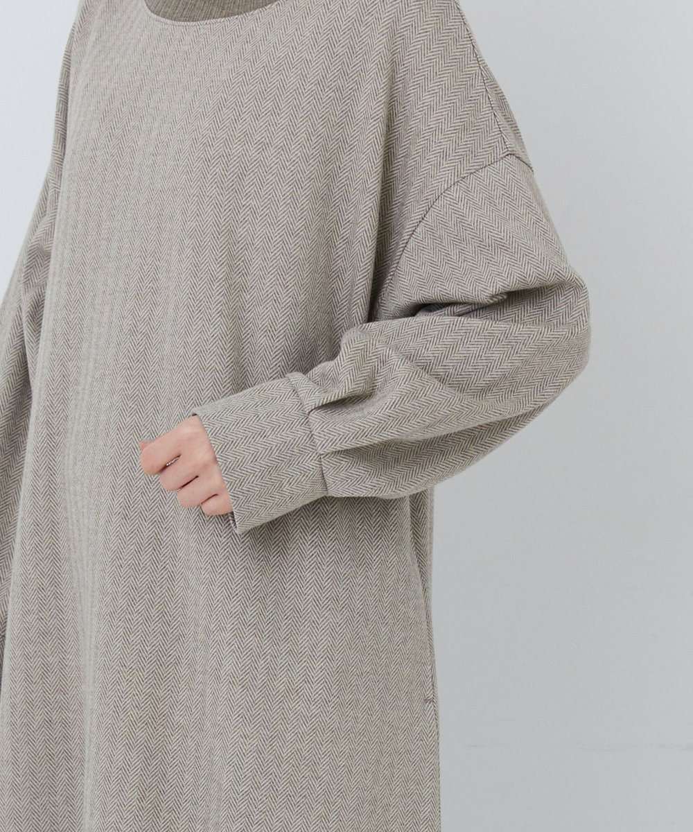 congés payés ADIEU TRISTESSE リブタートルワンピース ベージュ