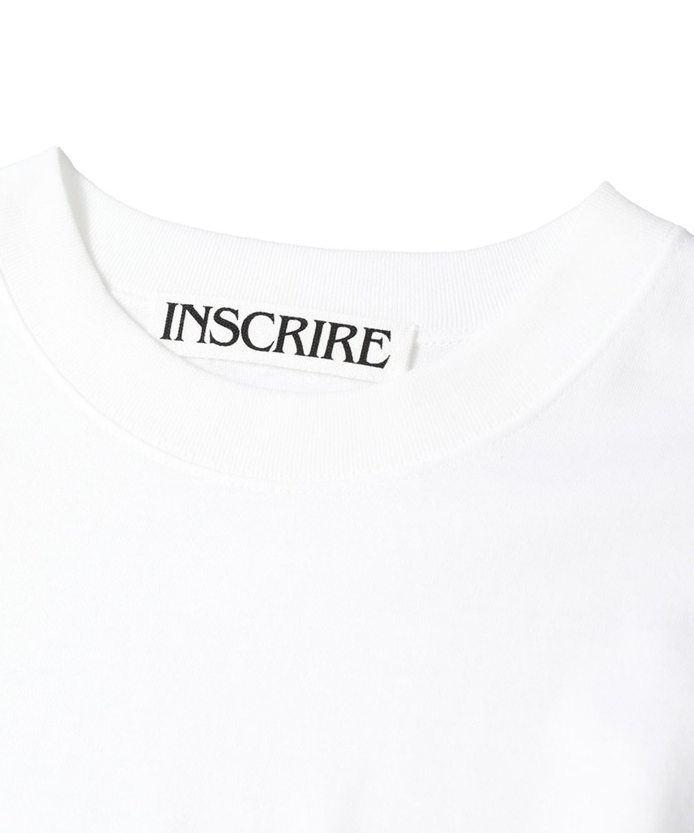 1er Arrondissement ＜INSCRIRE（アンスクリア）＞別注エプロンTシャツ ホワイト