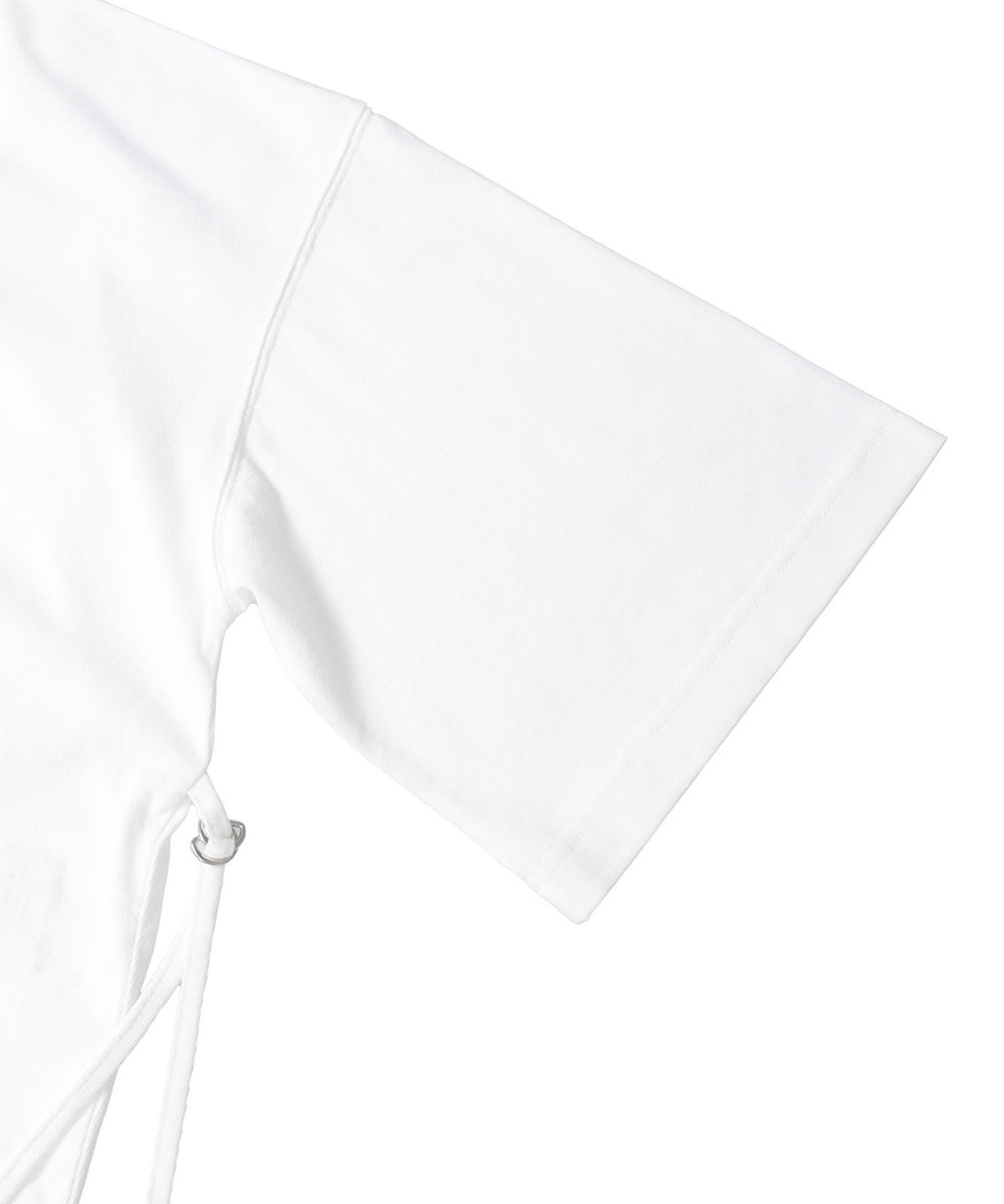 1er Arrondissement ＜INSCRIRE（アンスクリア）＞別注エプロンTシャツ ホワイト