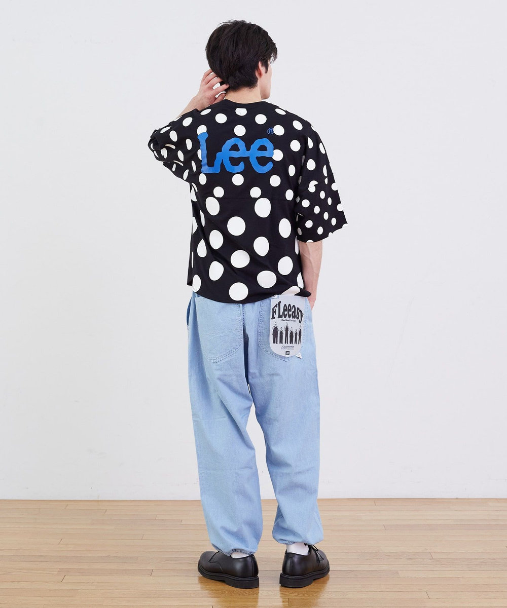 FRAPBOIS Lee×FRAPBOIS ドットTシャツ ブラック