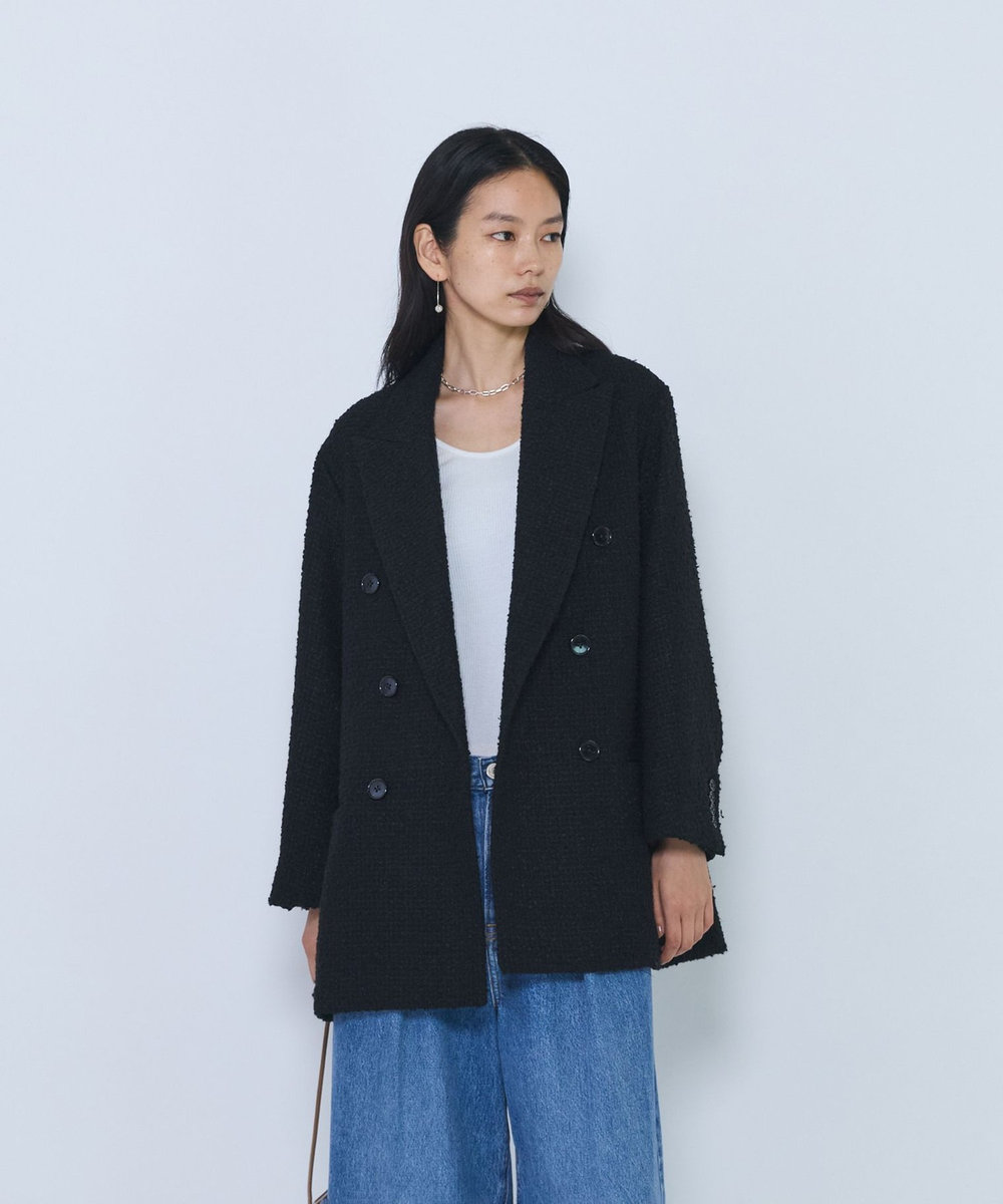 1er Arrondissement ＜COUTURE D'ADAM/クチュール ド アダム＞"Cottage Coat"コート ブラック