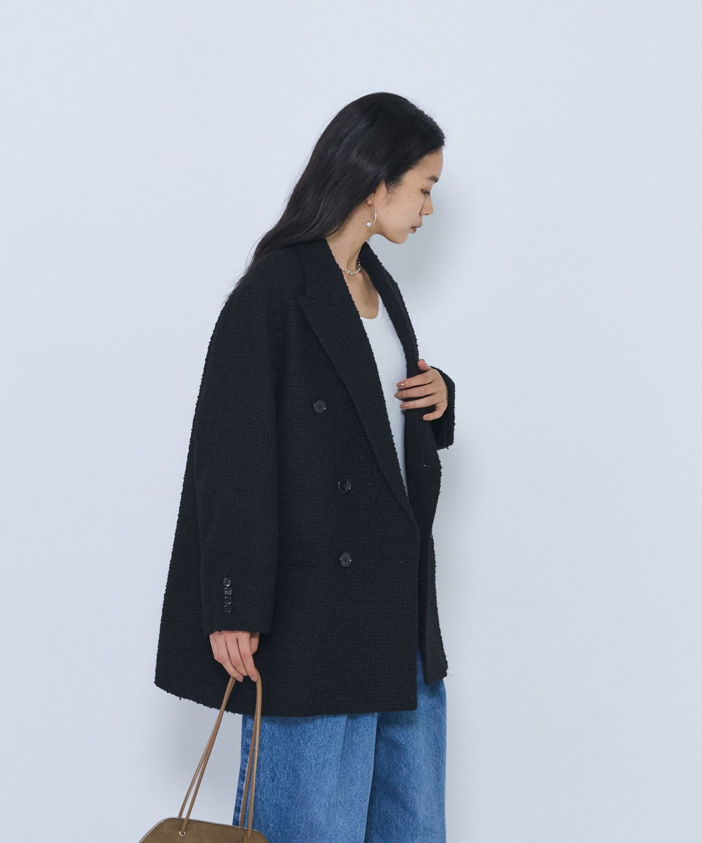 1er Arrondissement ＜COUTURE D'ADAM/クチュール ド アダム＞"Cottage Coat"コート ブラック