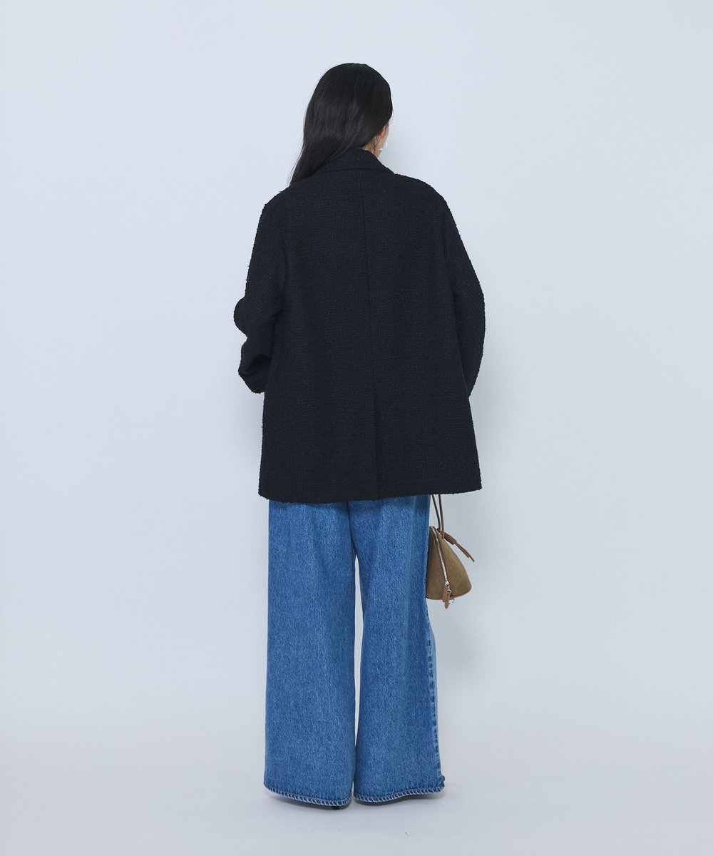 1er Arrondissement ＜COUTURE D'ADAM/クチュール ド アダム＞"Cottage Coat"コート ブラック